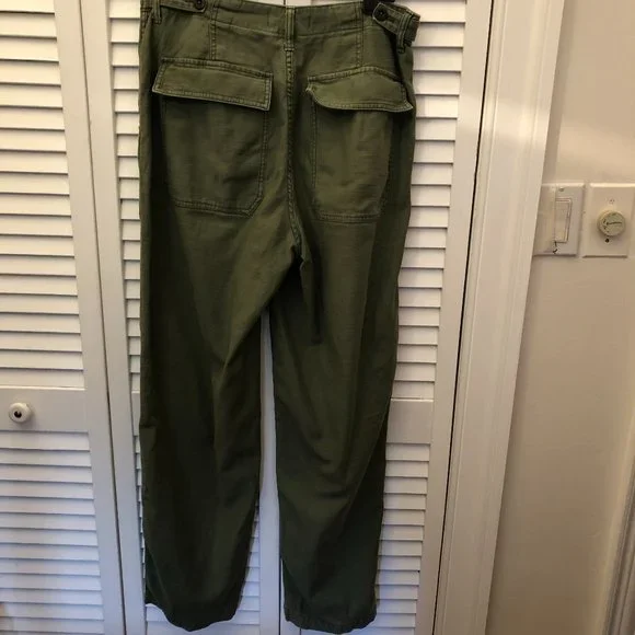 Madewell Pants Jumpsuits Madewell Women Green Slouchy Griff